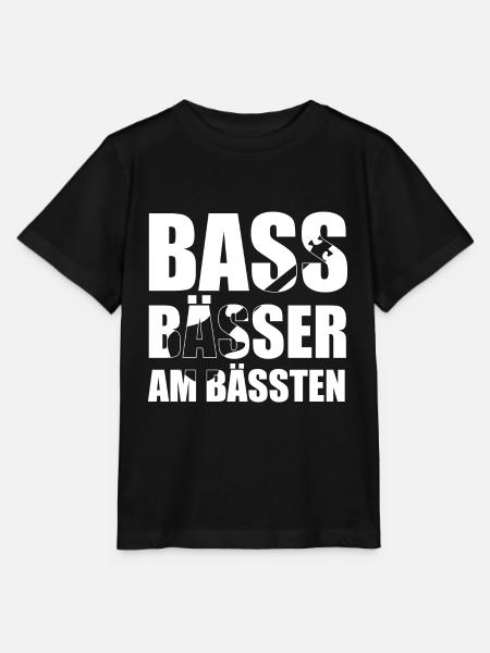 Bass Player Gift BASS BÄSSER AM BÄSSTEN Bassist - Stanley/Stella Kinder T-Shirt MINI CREATOR - Schwarz