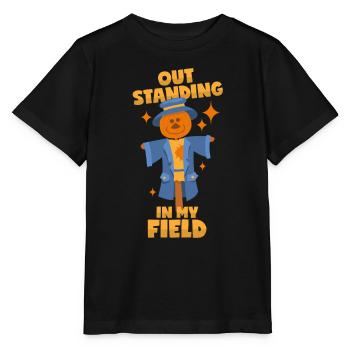 Épouvantail exceptionnel - T-shirt bio MINI CREATOR Stanley/Stella Enfant - noir - Devant - Mikhail (115cm)
