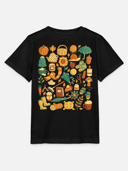 Herbst - Stanley/Stella Kinder T-Shirt MINI CREATOR  - Schwarz
