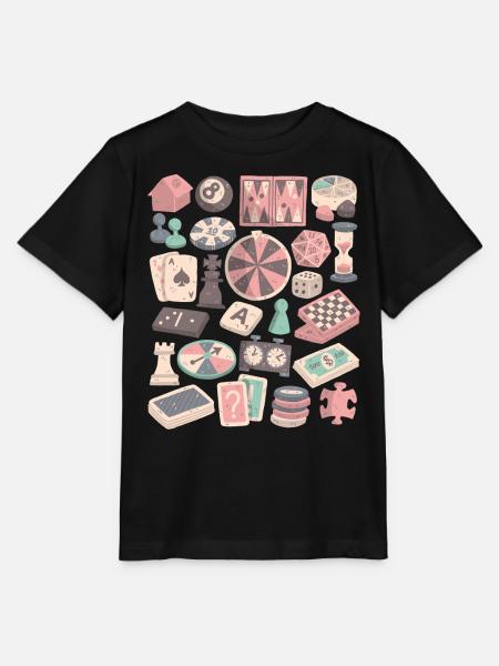 Jeux de société et jeux de société - T-shirt bio MINI CREATOR Stanley/Stella Enfant - noir