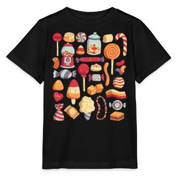 Sweets - Stanley/Stella MINI CREATOR Kids’ T-Shirt - black - Front - Mikhail (115cm)