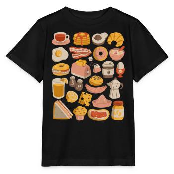 Breakfast & Brunch - Stanley/Stella MINI CREATOR Kids’ T-Shirt - black - Front - Mikhail (115cm)