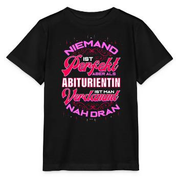 Abiturientin Abschluss Geschenk Abitur für - Stanley/Stella Kinder T-Shirt MINI CREATOR  - Schwarz - Vorne - Mikhail (115cm)