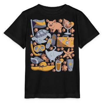 Bahamas - Stanley/Stella MINI CREATOR Kids’ T-Shirt - black - Front - Mikhail (115cm)