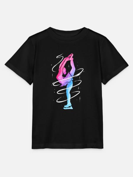 Eiskunstläuferin Geschenk für den Eiskunstlauf - Stanley/Stella Kinder T-Shirt MINI CREATOR  - Schwarz