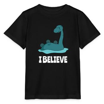 Monstre de Nessie de Loch Ness Monsters - T-shirt bio MINI CREATOR Stanley/Stella Enfant - noir - Devant - Mikhail (115cm)