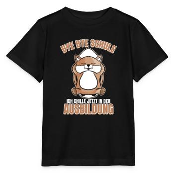 Schulabschluss Realschule Abschluss Hauptschule - Stanley/Stella Kinder T-Shirt MINI CREATOR  - Schwarz - Vorne - Mikhail (115cm)