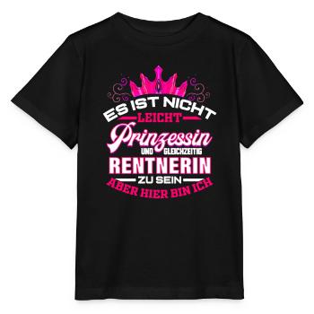 Rentnerin Geschenk für die Rente Ruhestand - Stanley/Stella Kinder T-Shirt MINI CREATOR  - Schwarz - Vorne - Mikhail (115cm)