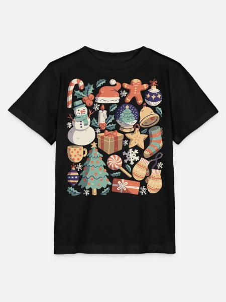 Weihnachten - Stanley/Stella Kinder T-Shirt MINI CREATOR - Schwarz