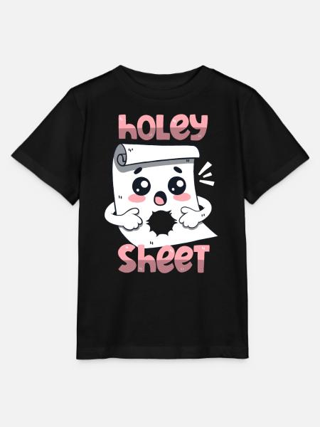 Holey Sheet - Stanley/Stella Kinder T-Shirt MINI CREATOR  - Schwarz