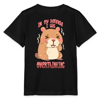 Ich denke zu viel nach - Stanley/Stella Kinder T-Shirt MINI CREATOR  - Schwarz - Vorne - Mikhail (115cm)