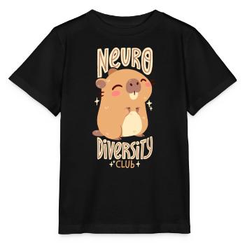 Neurodiversity Club - Stanley/Stella MINI CREATOR Kids’ T-Shirt - black - Front - Mikhail (115cm)