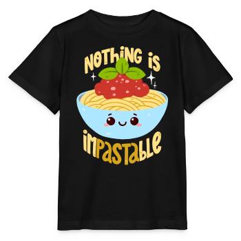 Pasta Wortwitz - Stanley/Stella Kinder T-Shirt MINI CREATOR  - Schwarz - Vorne - Mikhail (115cm)