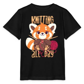 Knit - Stanley/Stella MINI CREATOR Kids’ T-Shirt - black - Front - Mikhail (115cm)