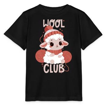 Club de laine - T-shirt bio MINI CREATOR Stanley/Stella Enfant - noir - Devant - Mikhail (115cm)