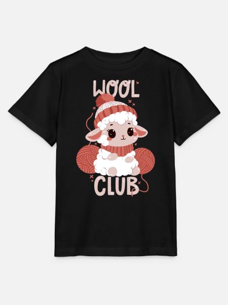 Wolle-Club - Stanley/Stella Kinder T-Shirt MINI CREATOR - Schwarz