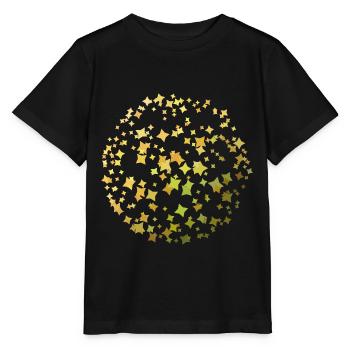 boule de couleur étoiles 3 - T-shirt bio MINI CREATOR Stanley/Stella Enfant - noir - Devant - Mikhail (115cm)