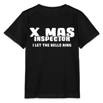 Merry x Mas Cadeau de Noël « Jingle Bells » - T-shirt bio MINI CREATOR Stanley/Stella Enfant - noir - Devant - Mikhail (115cm)