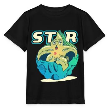 Be a Star - Stanley/Stella Kinder T-Shirt MINI CREATOR  - Schwarz - Vorne - Mikhail (115cm)