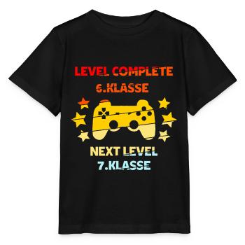 Level complete 6. Klasse next Level 7. Klasse - Stanley/Stella Kinder T-Shirt MINI CREATOR  - Schwarz - Vorne - Mikhail (115cm)