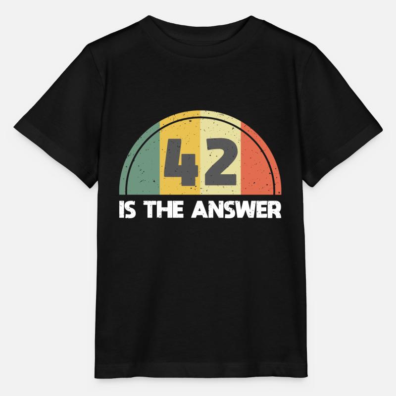 Antwort 42 - Stanley/Stella Kinder T-Shirt MINI CREATOR  - Schwarz