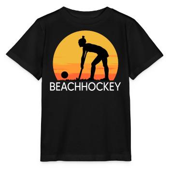 beachhockey beachhockeygirl strandhockey - Stanley/Stella Kinder T-Shirt MINI CREATOR  - Schwarz - Vorne - Mikhail (115cm)