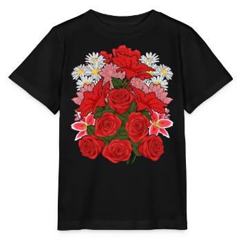 Natur Botaniker Gärtner Blumen Geschenk Botanik - Stanley/Stella Kinder T-Shirt MINI CREATOR  - Schwarz - Vorne - Mikhail (115cm)
