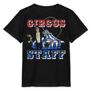 Zirkus - Stanley/Stella Kinder T-Shirt MINI CREATOR  - Schwarz - Vorne - Mikhail (115cm)