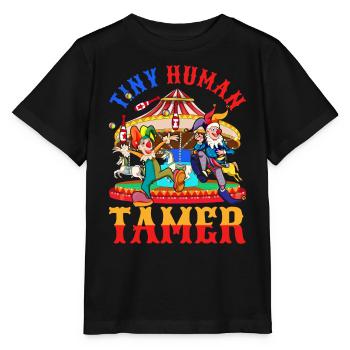 Carousel Circus Artist Carnival Gift Circus - Stanley/Stella MINI CREATOR Kids’ T-Shirt - black - Front - Mikhail (115cm)