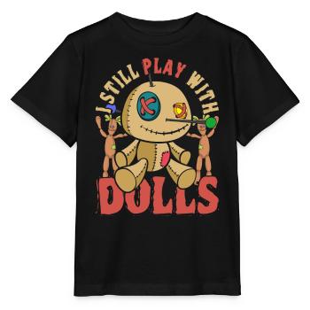 Wicca Voodoo Zauber Geschenk Lustiges Voodoo Puppe - Stanley/Stella Kinder T-Shirt MINI CREATOR  - Schwarz - Vorne - Mikhail (115cm)