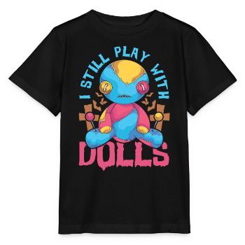 Wicca Hexerei Voodoo Zauber Lustiges Voodoo Puppe - Stanley/Stella Kinder T-Shirt MINI CREATOR  - Schwarz - Vorne - Mikhail (115cm)