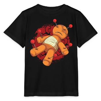 Hexe Voodoo Zauberei Geschenk Wicca Voodoo Puppe - Stanley/Stella Kinder T-Shirt MINI CREATOR  - Schwarz - Vorne - Mikhail (115cm)