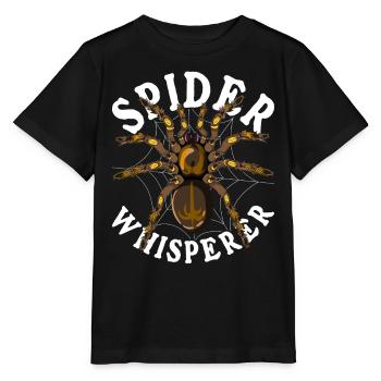 Tarentules Whisperer Arachnide Cadeau Araignée - T-shirt bio MINI CREATOR Stanley/Stella Enfant - noir - Devant - Mikhail (115cm)