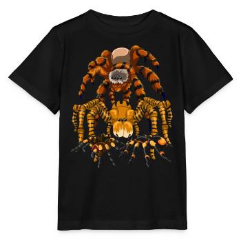 Tarentule Tarentule Arachnide Cadeau Araignée - T-shirt bio MINI CREATOR Stanley/Stella Enfant - noir - Devant - Mikhail (115cm)