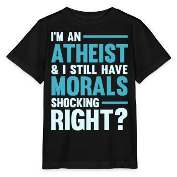 Atheismus Sprüche | Atheisten Atheist Geschenkidee - Stanley/Stella Kinder T-Shirt MINI CREATOR  - Schwarz - Vorne - Mikhail (115cm)