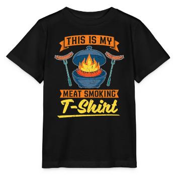 This Is My Meat Grilling T Shirt Grilling - Stanley/Stella MINI CREATOR Kids’ T-Shirt - black - Front - Mikhail (115cm)