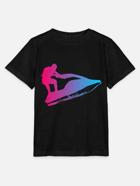 Jetski - Stanley/Stella Kinder T-Shirt MINI CREATOR  - Schwarz