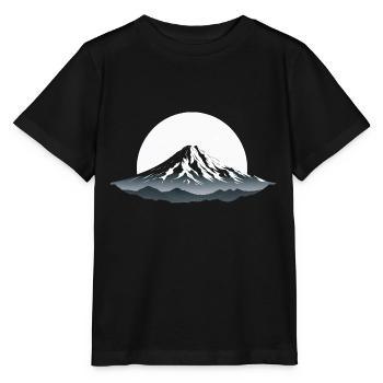 Mountain Majesty - Stanley/Stella MINI CREATOR Kids’ T-Shirt - black - Front - Mikhail (115cm)