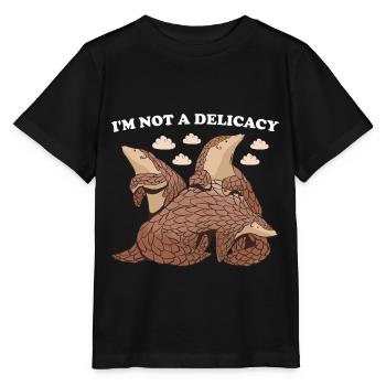 Je ne suis pas un pangolin délicat - T-shirt bio MINI CREATOR Stanley/Stella Enfant - noir - Devant - Mikhail (115cm)