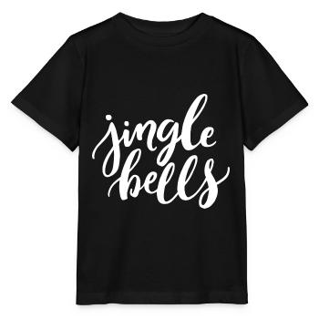 Noël Jingle Bells de Noël cadeau de Noël - T-shirt bio MINI CREATOR Stanley/Stella Enfant - noir - Devant - Mikhail (115cm)