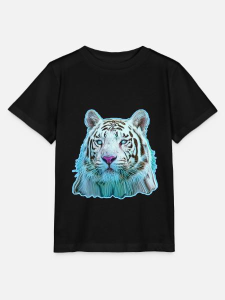 Tiger - Stanley/Stella Kinder T-Shirt MINI CREATOR  - Schwarz