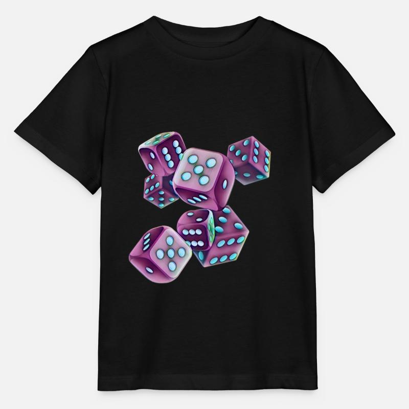 Dés - T-shirt bio MINI CREATOR Stanley/Stella Enfant - noir