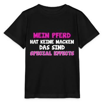 Proverbes de chevaux TShirt cheval Proverbes équestres Cadeau - T-shirt bio MINI CREATOR Stanley/Stella Enfant - noir - Devant - Mikhail (115cm)