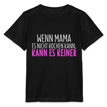 Chef TShirt Cooking Cook Culinary Art Gift - Stanley/Stella MINI CREATOR Kids’ T-Shirt - black - Front - Mikhail (115cm)