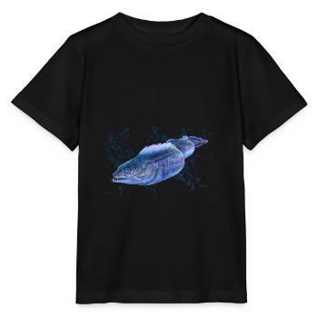 Moray eel - Stanley/Stella MINI CREATOR Kids’ T-Shirt - black - Front - Mikhail (115cm)