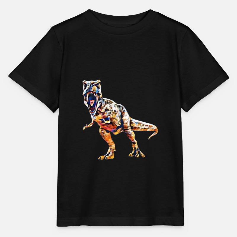 T-Rex - Stanley/Stella MINI CREATOR Kids’ T-Shirt - black