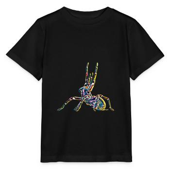 tarantula - Stanley/Stella MINI CREATOR Kids’ T-Shirt - black - Front - Mikhail (115cm)