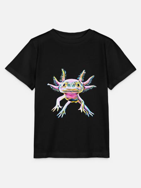Axolotl - Stanley/Stella Kinder T-Shirt MINI CREATOR  - Schwarz