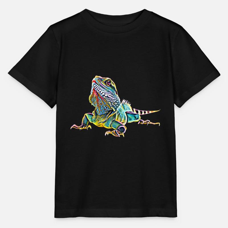 Iguane - T-shirt bio MINI CREATOR Stanley/Stella Enfant - noir