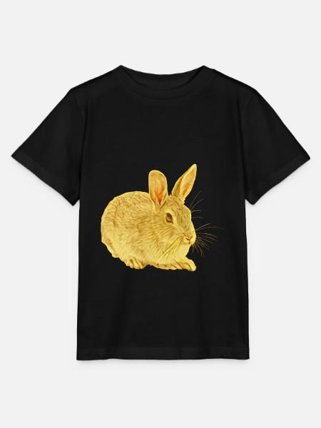 Hase - Stanley/Stella Kinder T-Shirt MINI CREATOR - Schwarz
